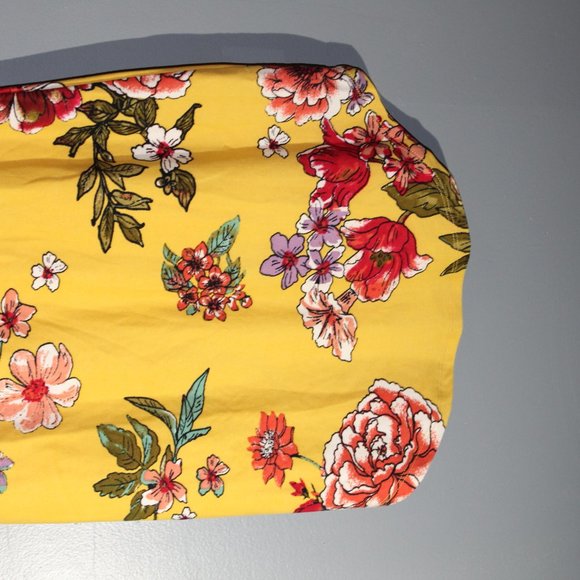 Planet Gold Womens Medium yellow floral Dress - Picture 6 of 8